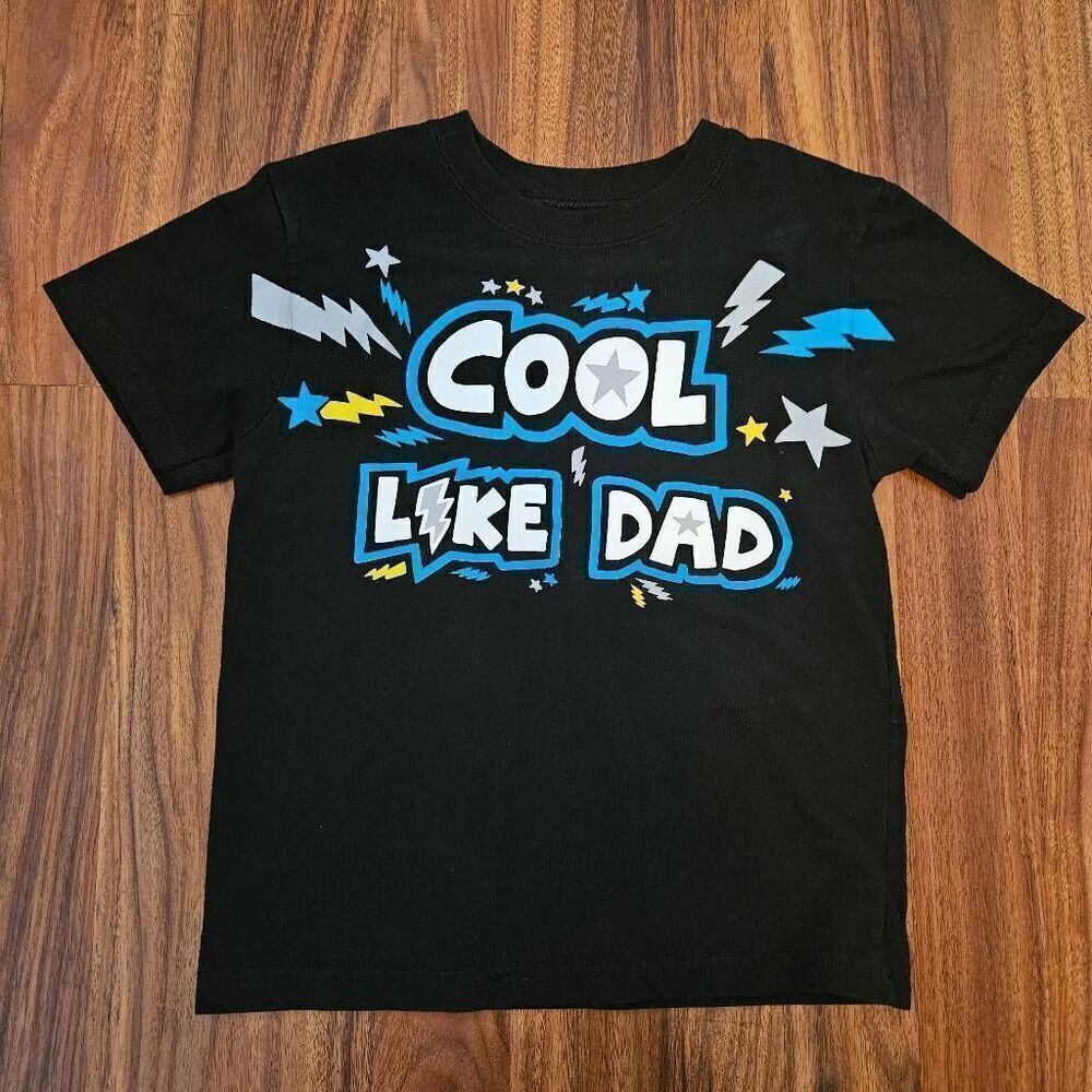 5 For $25 Garanimals Black Cool Like Dad Tee Toddler Size 5T